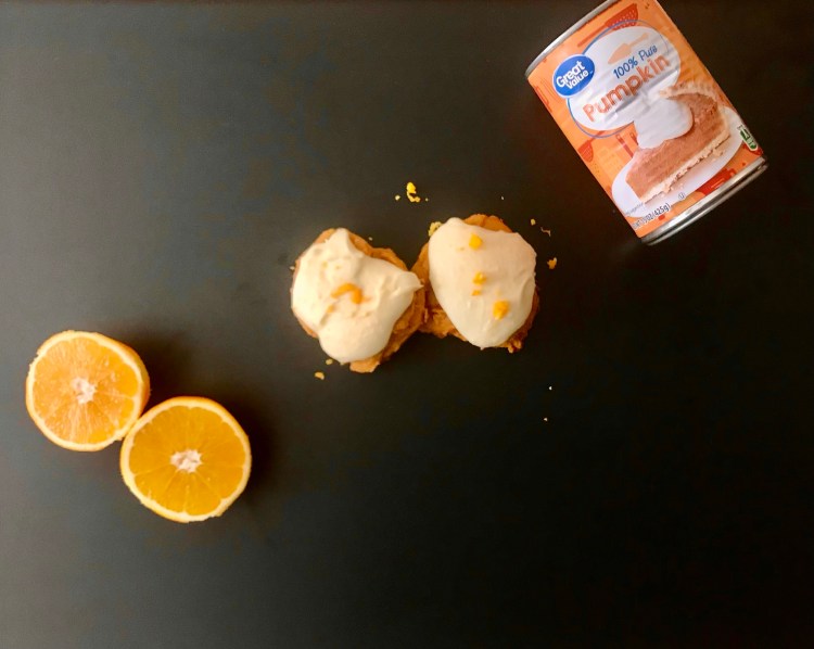 Orange-Glazed Pumpkin Spice&nbsp;Cookies